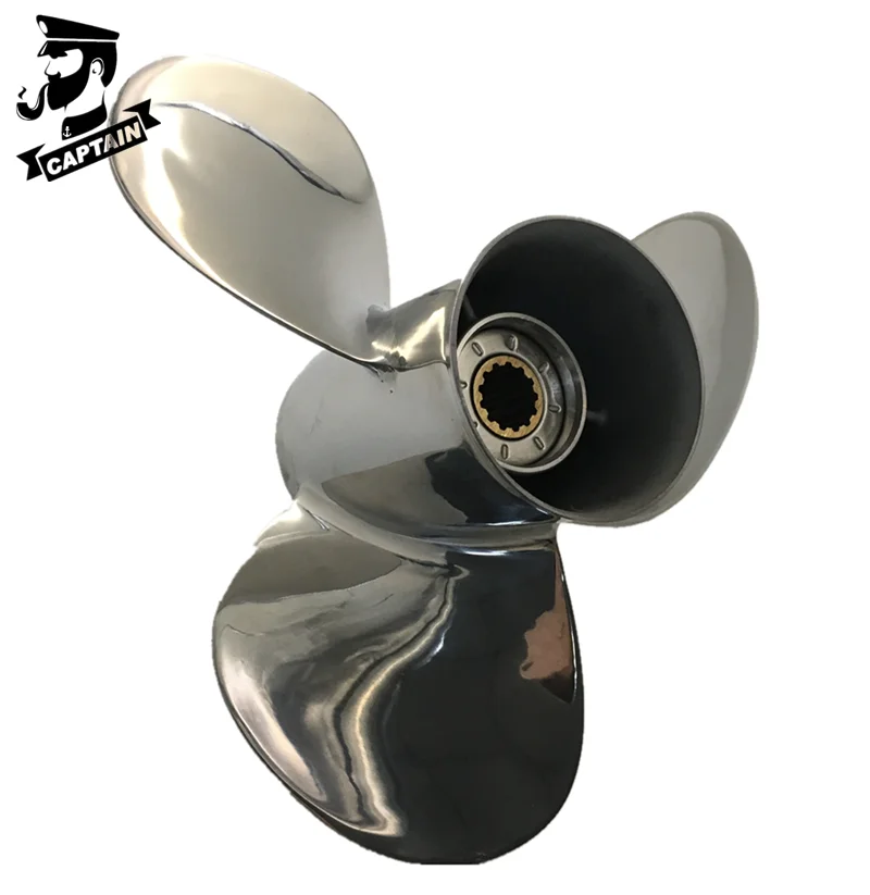 

25HP 30HP 40HP 45HP 48HP 50HP 55HP 60HP 70HP Propeller 11 3/8x12 Fit Mercury Outboard Engines 13 Tooth Spline RH 48-855856A46