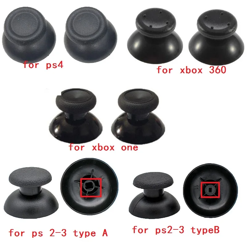 Аналоговый джойстик для пальца 2 шт. Sony PlayStation Dualshock 3/4 PS3 PS4 Xbox 360/One