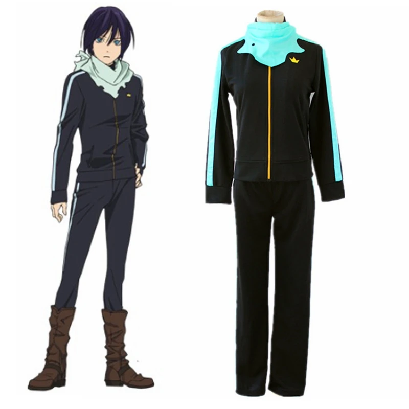 Унисекс с рисунком из аниме JK Косплэй Noragami Ято Костюмы для косплея Jachet пальто