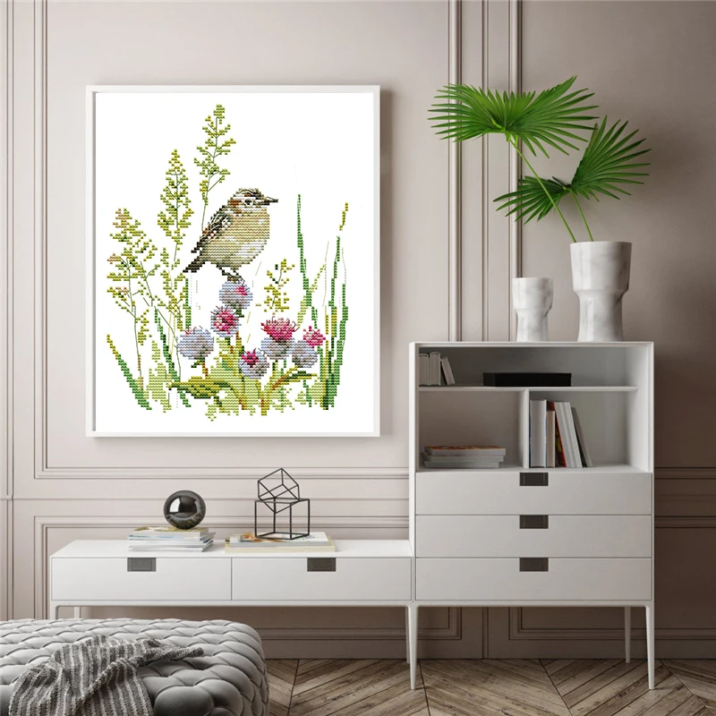 Набор для вышивки крестиком Joy Sunday тканевый напечатанный на холсте Рисунок 11 и