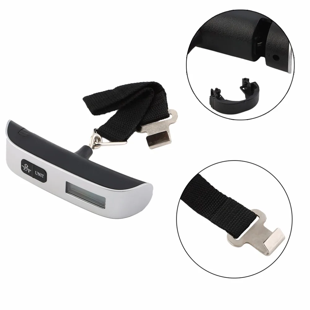 

New Portable LCD Display Electronic Hanging Digital Luggage Weighting Scale 50 kg / 110 lb Weight Scales 2016 Top Sale