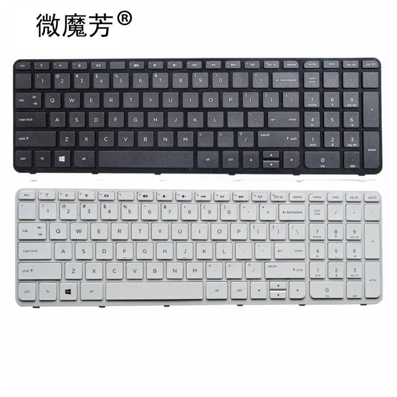 Английская клавиатура для ноутбука HP pavilion 15 N E 15E 15N 15T F G R A S H 250 G2 G3 255 256