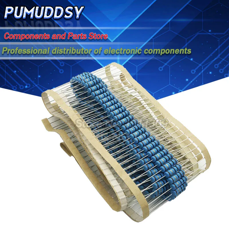 1180 шт 2W полный набор металлических пленочных резисторов 1% резистор Ассорти 1 ohm-1M