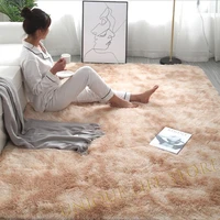 silk wool carpet pv velvet tie dye printed carpet living room study bedside bedroom carpet bath mat window sill cushion