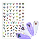 2022 новый индийский этнический стиль Ловец снов Дизайн стикеры 3D на ногти Nail Art серия перьев наклейка шаблон Сделай Сам инструменты для ногтей украшения