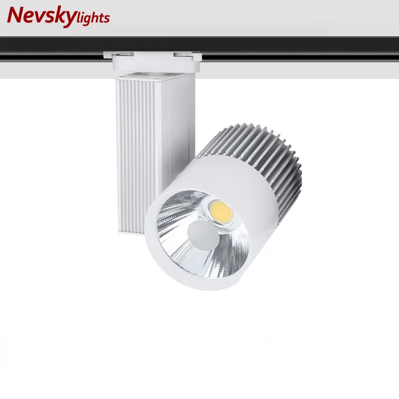 Cветодиодные трековые светильники в спальню led прожекторов для системы трека