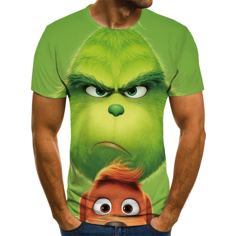 

2021 New 3D Printing Summer Men's Casual Fashion T-Shirt Breathable Top Men's Style