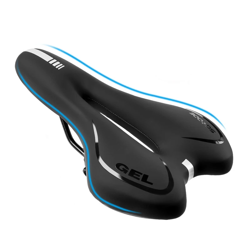 

PU Leather MTB Mountain Road Bicycle Saddle Shock Absorbing Bicycle Saddle Comfortable Cycling Seat MTB DIY Cushion Accessories