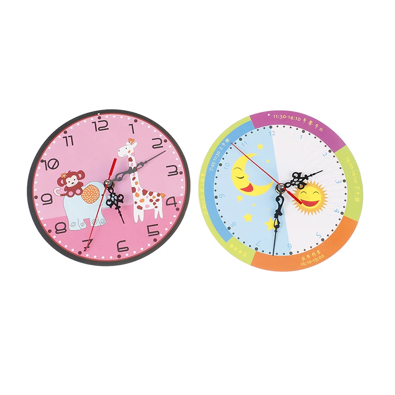 

1Pc Arts Crafts DIY Toy Cartoon Clock Craft Kids Puzzle Educational Toy