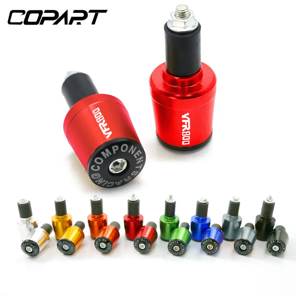 

For HONDA VFR800 VFR 800 VFR800F All Years Motorcycle CNC 7/8"22MM Handlebar Grips Handle Bar Cap End Plugs