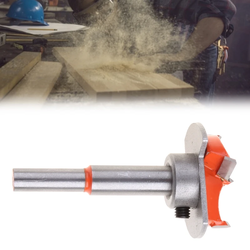 

Woodworking Drill Bit 35mm Cemented Carbide Cutter Wood Drilling Power Tools