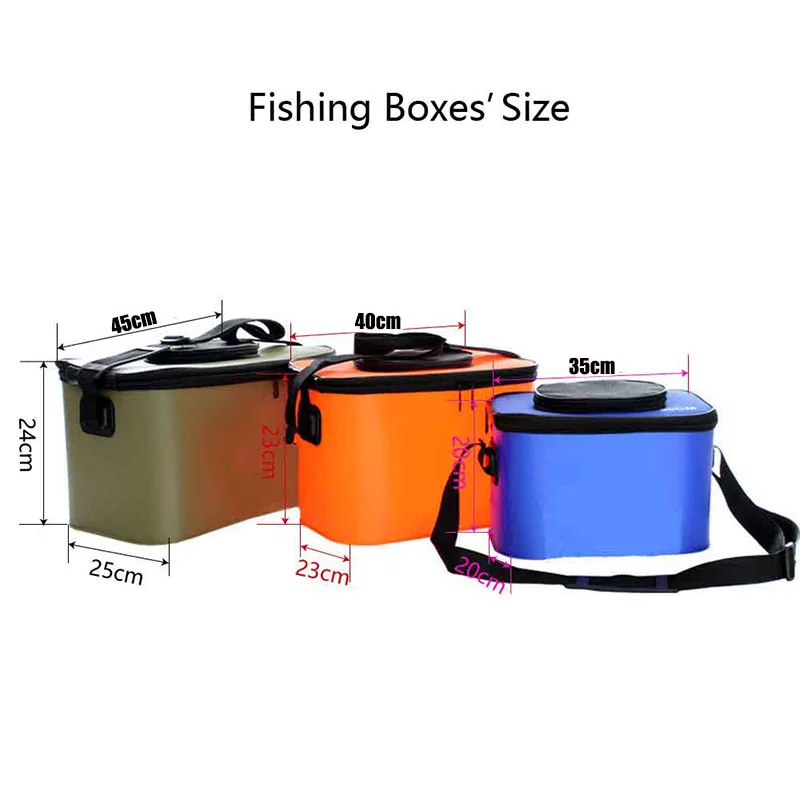 Портативная Рыболовная Сумка из ЭВА складная рыболовная ведро коробка для живой