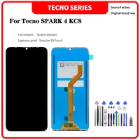 for infinix tecno spark 4 kc8 lcd display touch screen digitizer assembly for tecno spark 4 kc8 lcd replacement