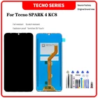 Для infinix Tecno SPARK 4 KC8 LCD дисплей кодирующий преобразователь сенсорного экрана в сборе для Tecno SPARK 4 KC8 lcd Замена