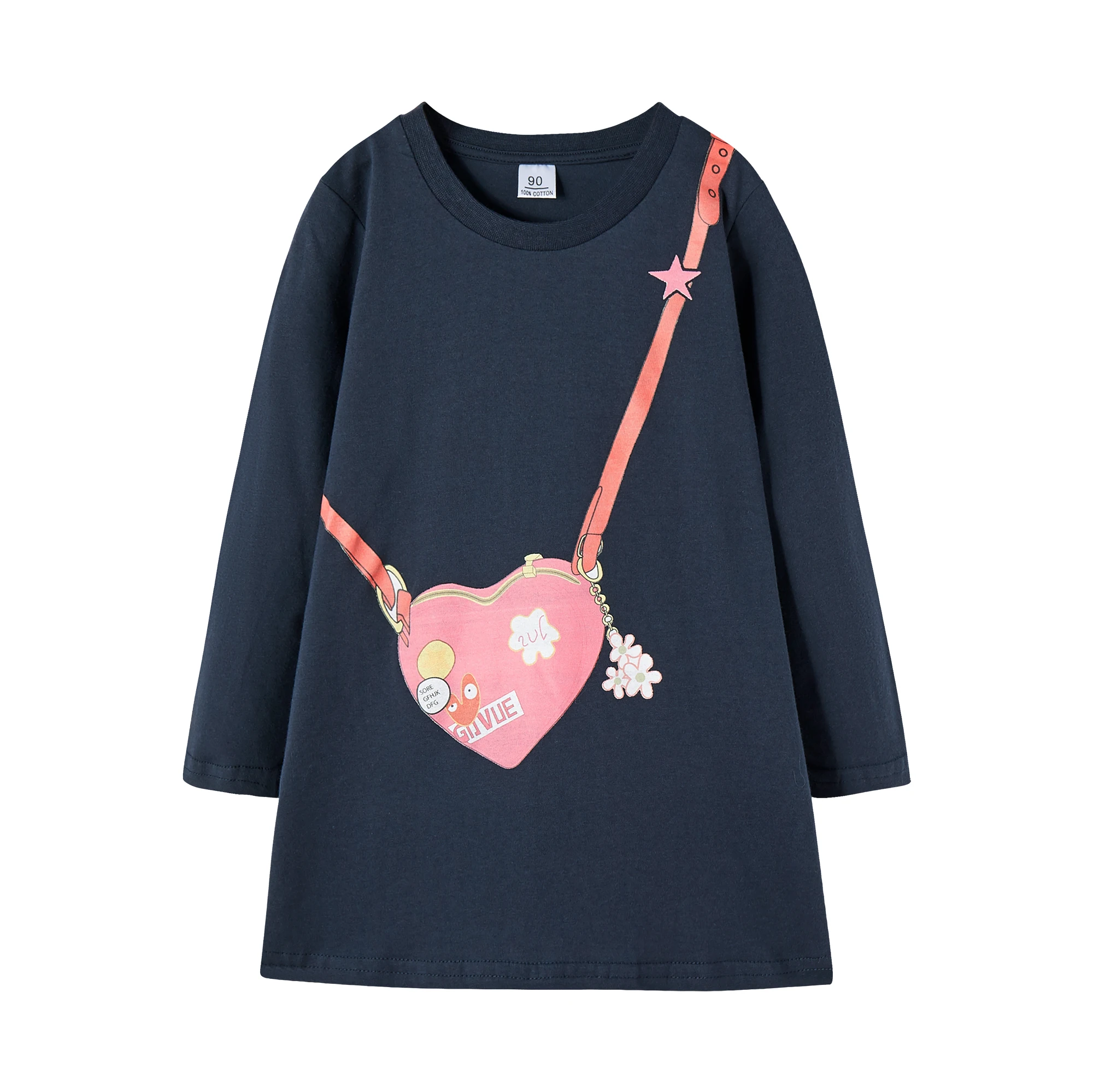 Осень 2019 платье для девочек детские зимние платья с длинными рукавами костюм