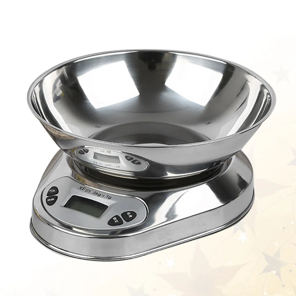 

Stainless Steel Kitchen Scale Food Electronic Scale Precision Baking Scale for Home Bakery
