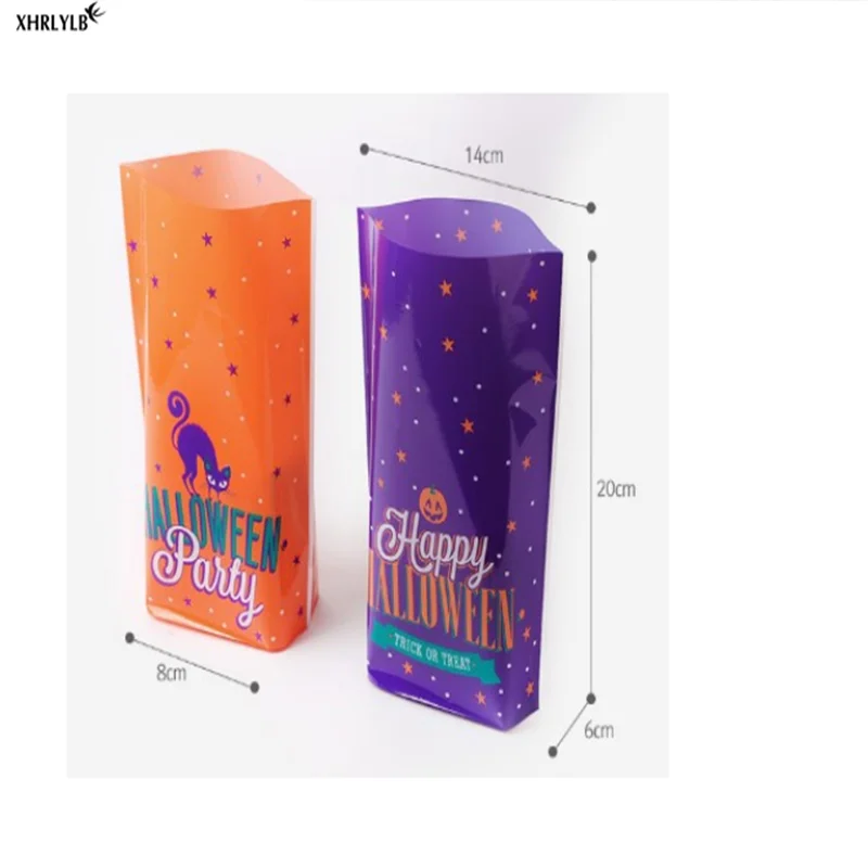 XHRLYLB плоский Карманный мультяшный мешок для печенья Хэллоуина сумка конфет