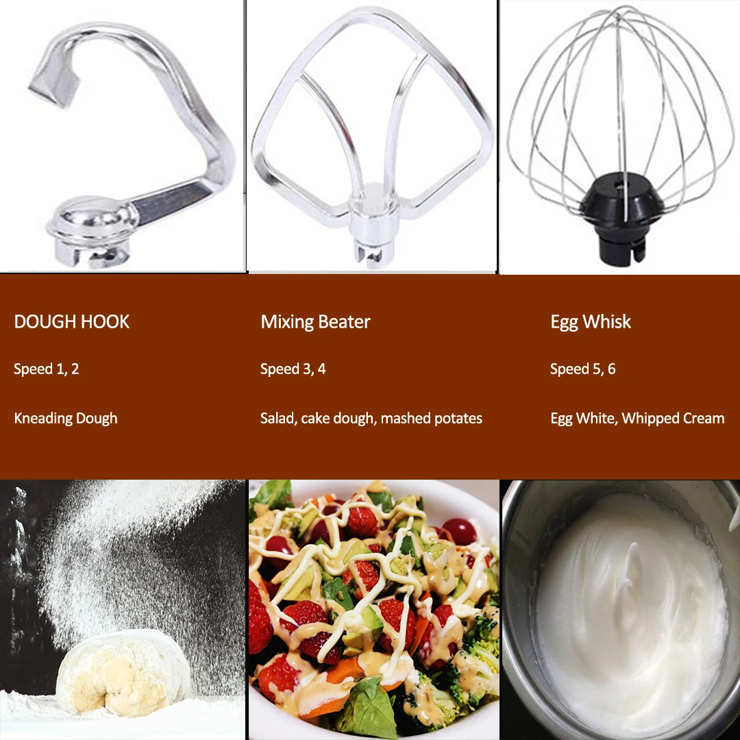 1400 Вт 7 л кухонный миксер для теста |
