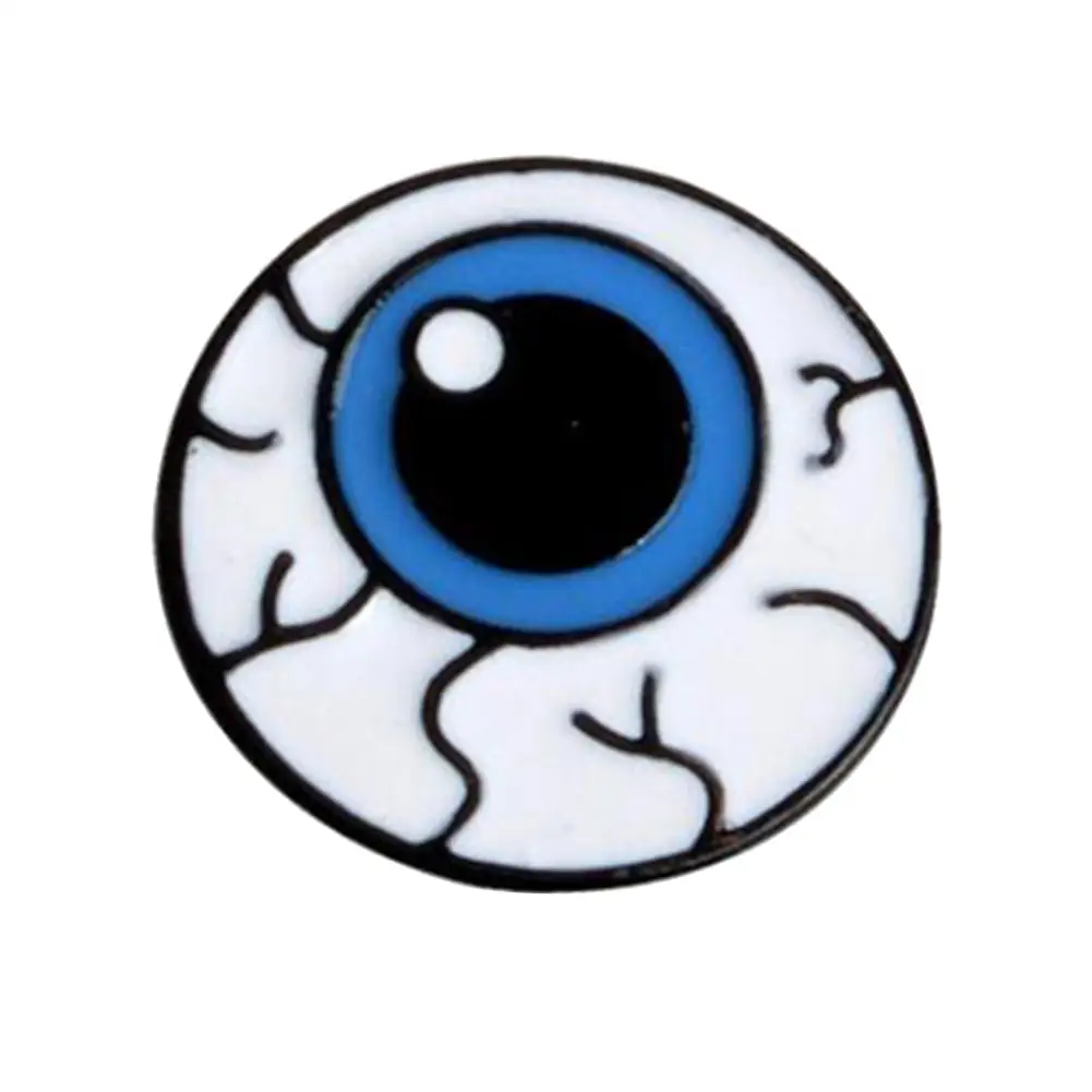 2019 новый милый уникальный зуб головной глазок сердце форма эмалированная брошь