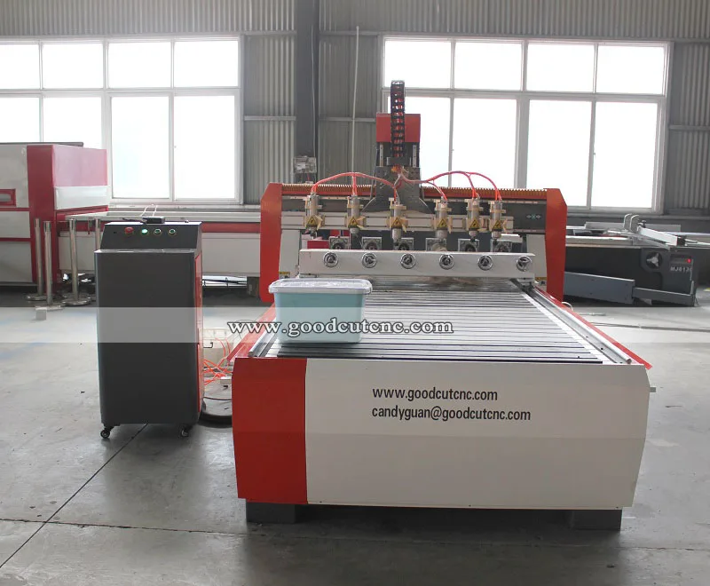 

multi head 4 axis machine spindle cnc router with 8 rotary axis for woodworking