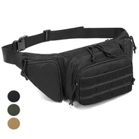 tactical waist bag gun holster military fanny pack sling shoulder bag outdoor chest assult pack concealed gun carry holster