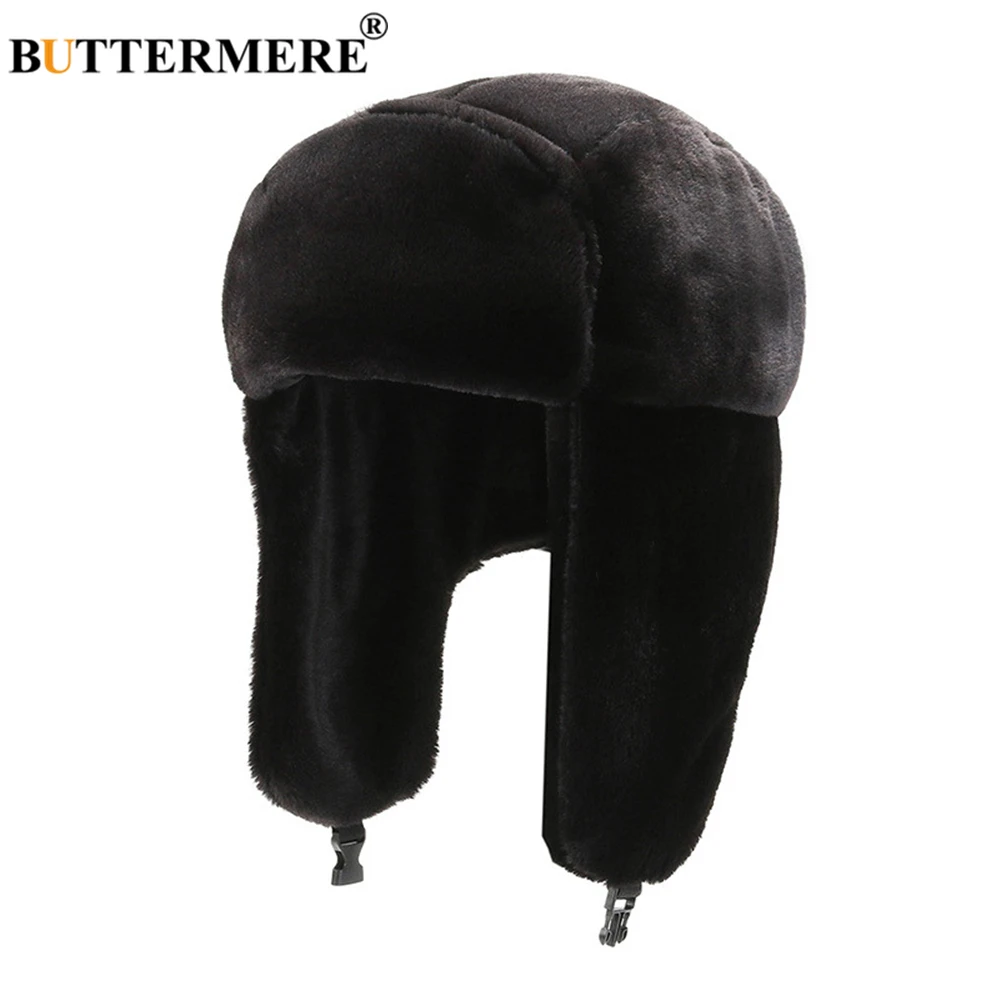 Шапка-бомбер женская с капюшоном Теплая Лыжная Шапка-ушанка из искусственного