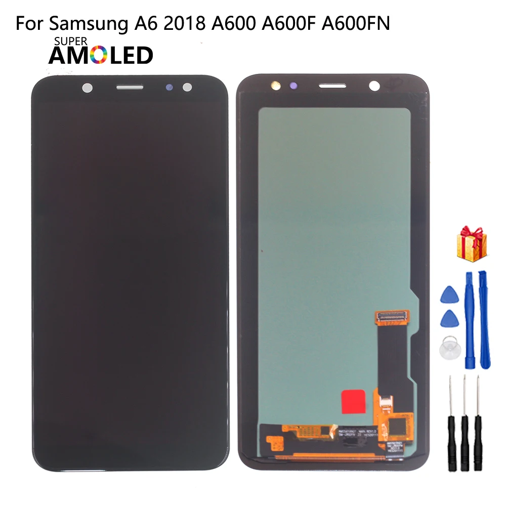 

Amoled For Samsung Galaxy A6 2018 A600 A600F A600FN Display LCD Touch Screen For Samsung A6 2018 A600 Screen LCD