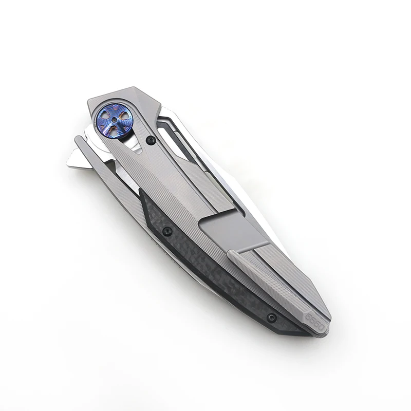 Волшебный складной нож ZT0999, KVT подшипник M390, лезвие CF+ титановая ручка, походные охотничьи ножи для выживания, инструмент для повседневного использования