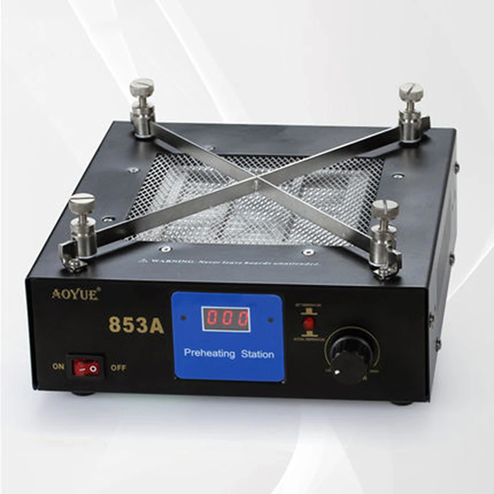 110V/220V Infrared Digital Preheating Station Table Rework Station Soldering Station IR Preheating Heating Disk Area 130*130 mm