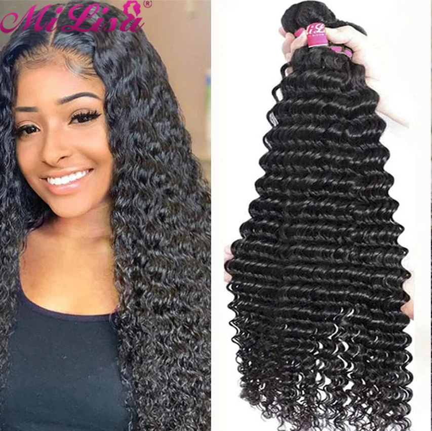 

Loose Deep Wave Bundles Brazilian Remy 3 4 Bundles Deal Wet And Wavy Wave Bundles Hair Extensions Curly Human Hair Wave Bundles