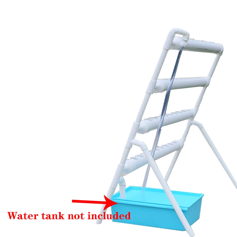 Household Ladder Type Planting Frame Soilless Cultivation External Water Pipe Hydroponic Vegetable Growing Machine