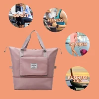2021 hot large capacity folding travel bag waterproof tote handbag travel duffle bags multifunctional women travel bags