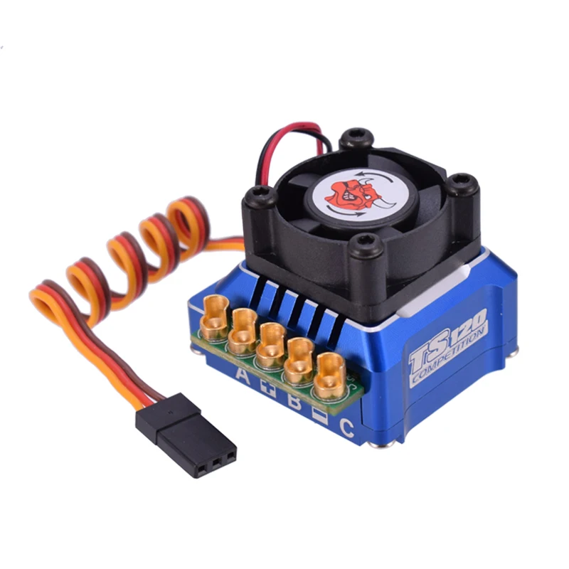 SKYRC TORO TS120 120A sin escobillas Sensored ESC w/6V/3A BEC apoyo 2-3S Lipo de Motor sin escobillas para 1/10 de 1/12 Buggy cami&oacute;n 1/8 sobre orugas-3