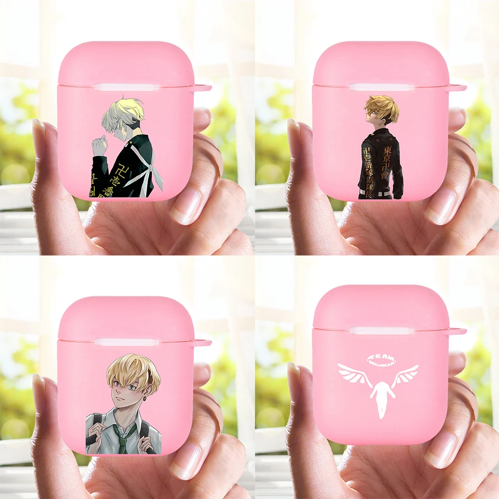 

Hot Cover for Airpods 1/2 Earphone Tokyo Revengers Manjiro Sano Anime Protector Fundas Airpods Case Air Pods Charging Box Bags