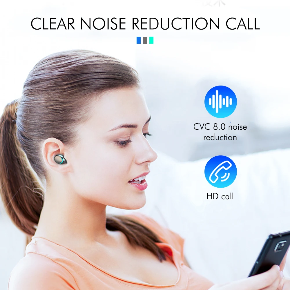Наушники F9 PK S11, 3500 мА/ч, Дополнительный внешний аккумулятор, Bluetooth 5,0, беспроводная TWS спортивная Гарнитура, музыкальные наушники для iPhone, iPad, Xiaomi, HUAWEI, Honor