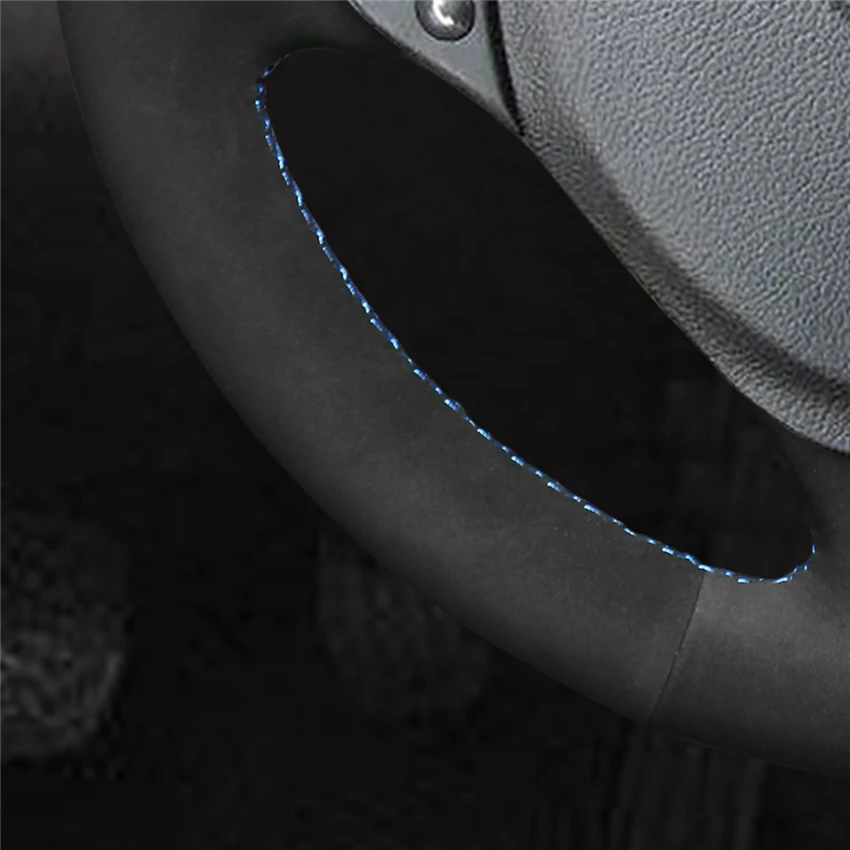 MEWANT Black Suede Car Steering Wheel Cover for BMW M Sport E36 1996-2000 E39 1995-2001 M5 1998-2000 E38 1997-2001 | Автомобили и
