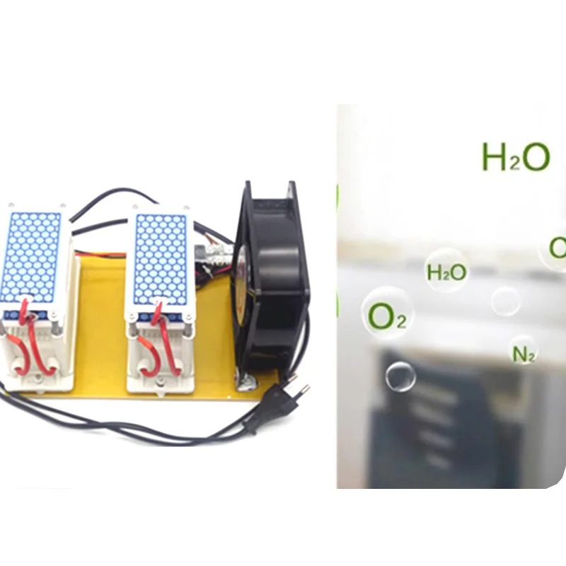 

Ozone Generator 220V 20G/H Air Purifier Ozone Generating Odor Removal Device-EU Plug