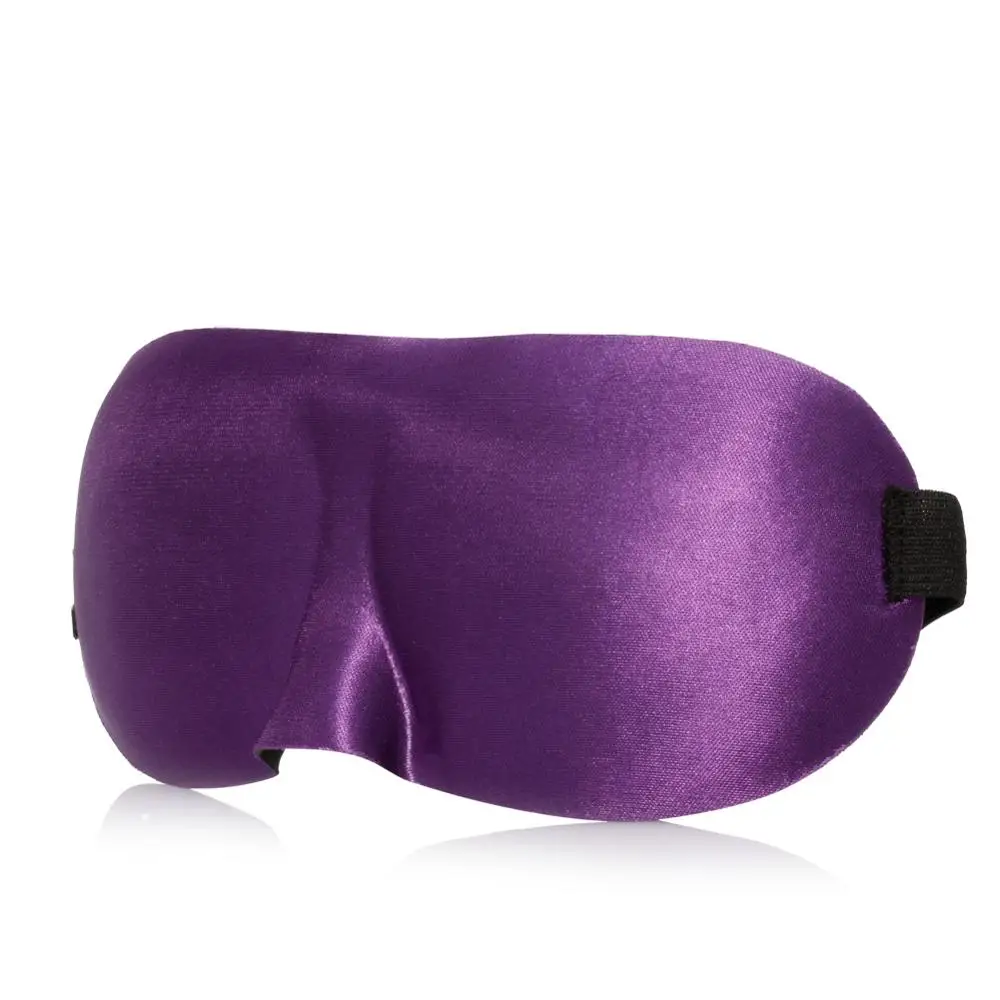 Purple 22,5*9 см, 3D маска для сна, для путешествий, для отдыха и сна, для сна, с повязкой на глаза, les yeux Voyage, защита для сна, для отдыха, Eponge Shade - Цвет: Purple