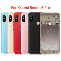 battery back cover for xiaomi mi a2 literedmi 6 pro housing case with camera lenspower volume buttons
