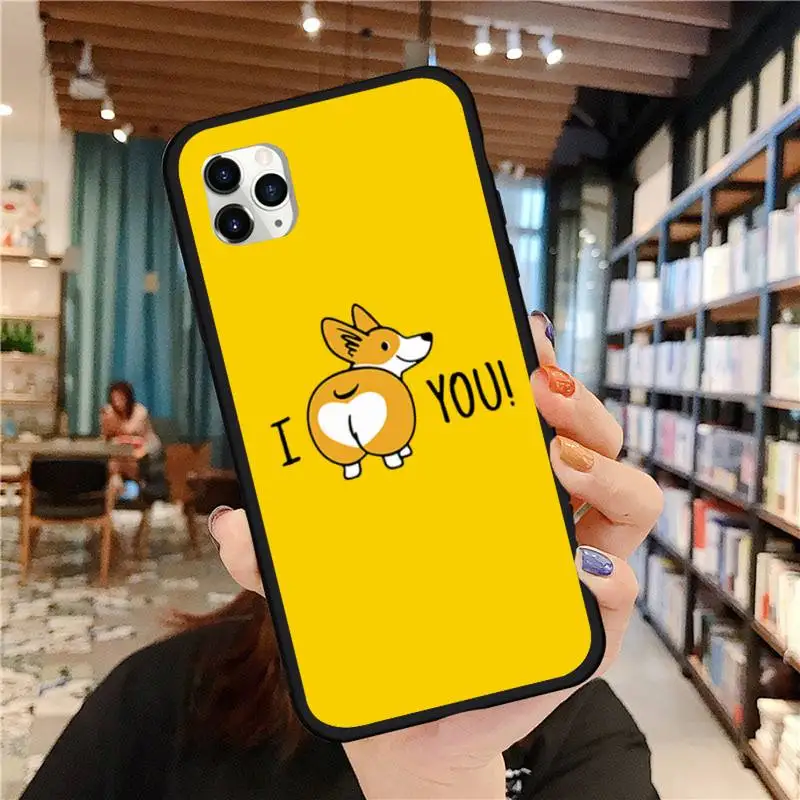 

Funny Cute Dog Corgi Sushi Phone Case for iPhone 11 12 pro MINI XS MAX 8 7 6 6S Plus X 5S SE 2020 XR