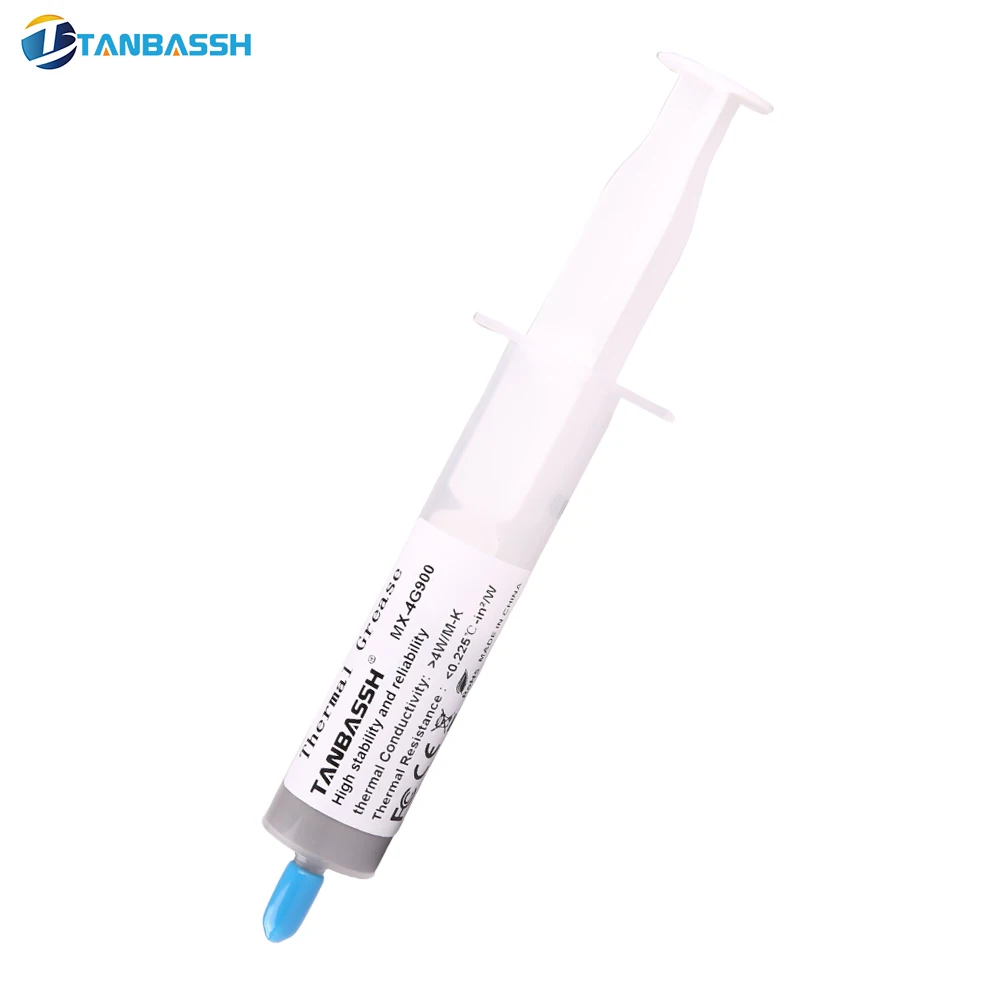 TANBASSH MX-4G900 10g 30g cpu охлаждающий вентилятор Тепловая паста, смазка 4 w/(mk) теплопроводная паста VGA составной радиатор паста