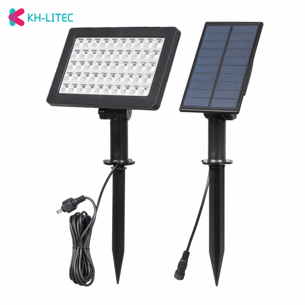 Уличная лампа KHLITEC на солнечной батарее водонепроницаемый точечный светильник