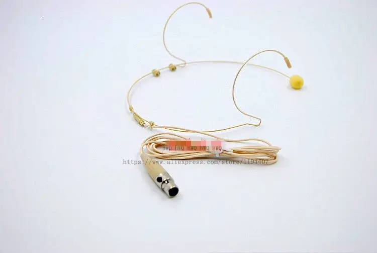 Мини XLR 3 контактный разъем штекер Невидимый телесный цвет контактная гарнитура