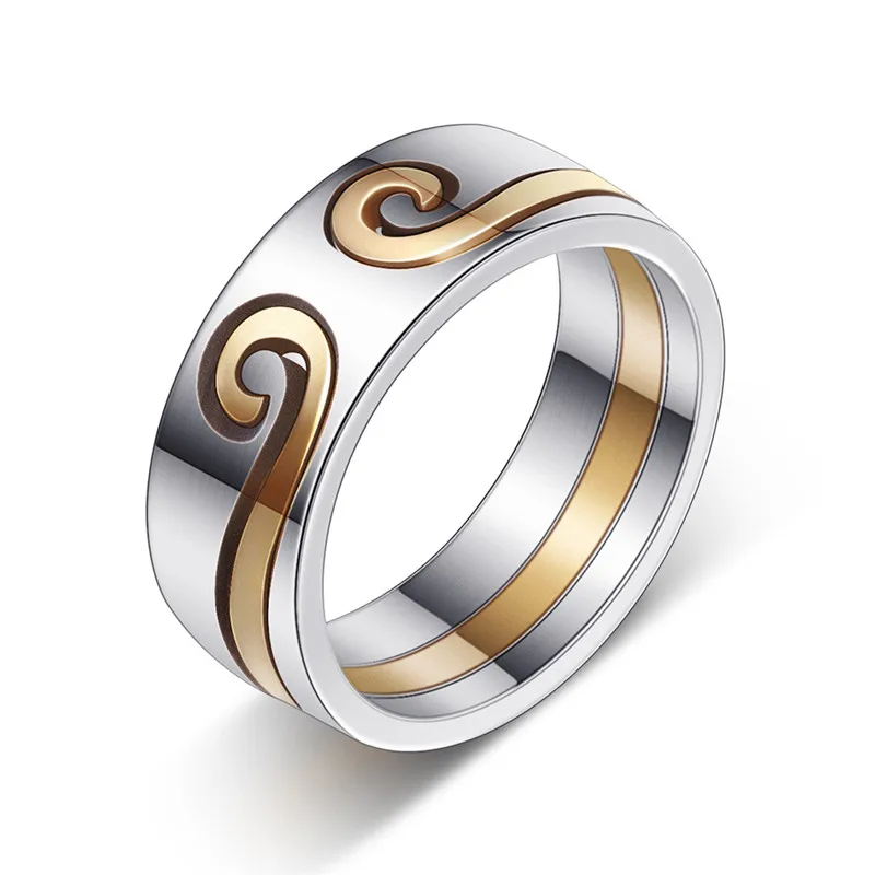 Женское двойное кольцо Обезьяна Король из нержавеющей стали|Кольца| |