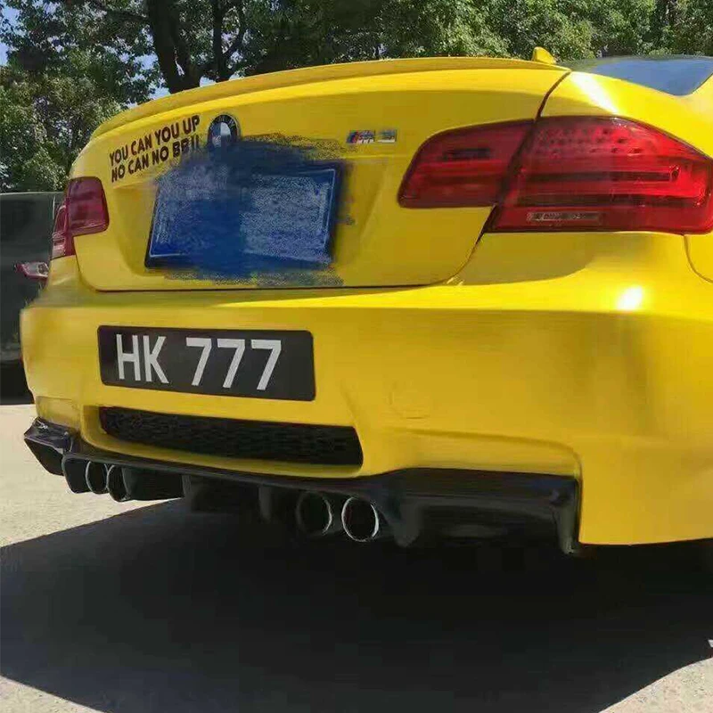E92 M3 Vorsteiner Стиль Авто углеродное волокно комплект задней части кузова бампера для
