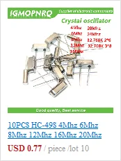 10 шт./лот 3296W-1-504LF 3296 Вт 504 500K Ом верхнее регулирование многооборотный Подстроечный резистор потенциометр Высокая точность переменный резистор