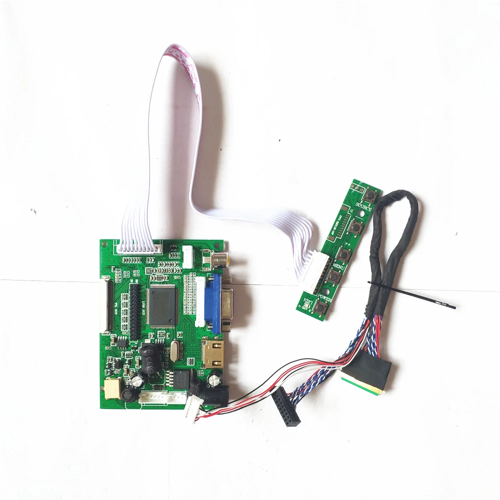 Для LP101WH1 (TL)(A1)/(TL)(A2)/(TL)(A3)/(TL)(P1) LVDS 40Pin HDMI + VGA 2AV WLED 1366*768 ЖК-экран дисплей управления