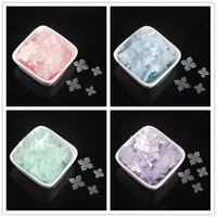 matte color lucky clover diy sequins 10mm 20mm flat cup flowers windmill sequin paillette diy for jewelry garments sewing craft