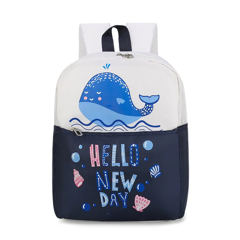 New 2021 Kindergarten Children's Schoolbag Boys Girls Cute Animal Prints  Breathable Burden Reduction Cartoon zipper Backpack