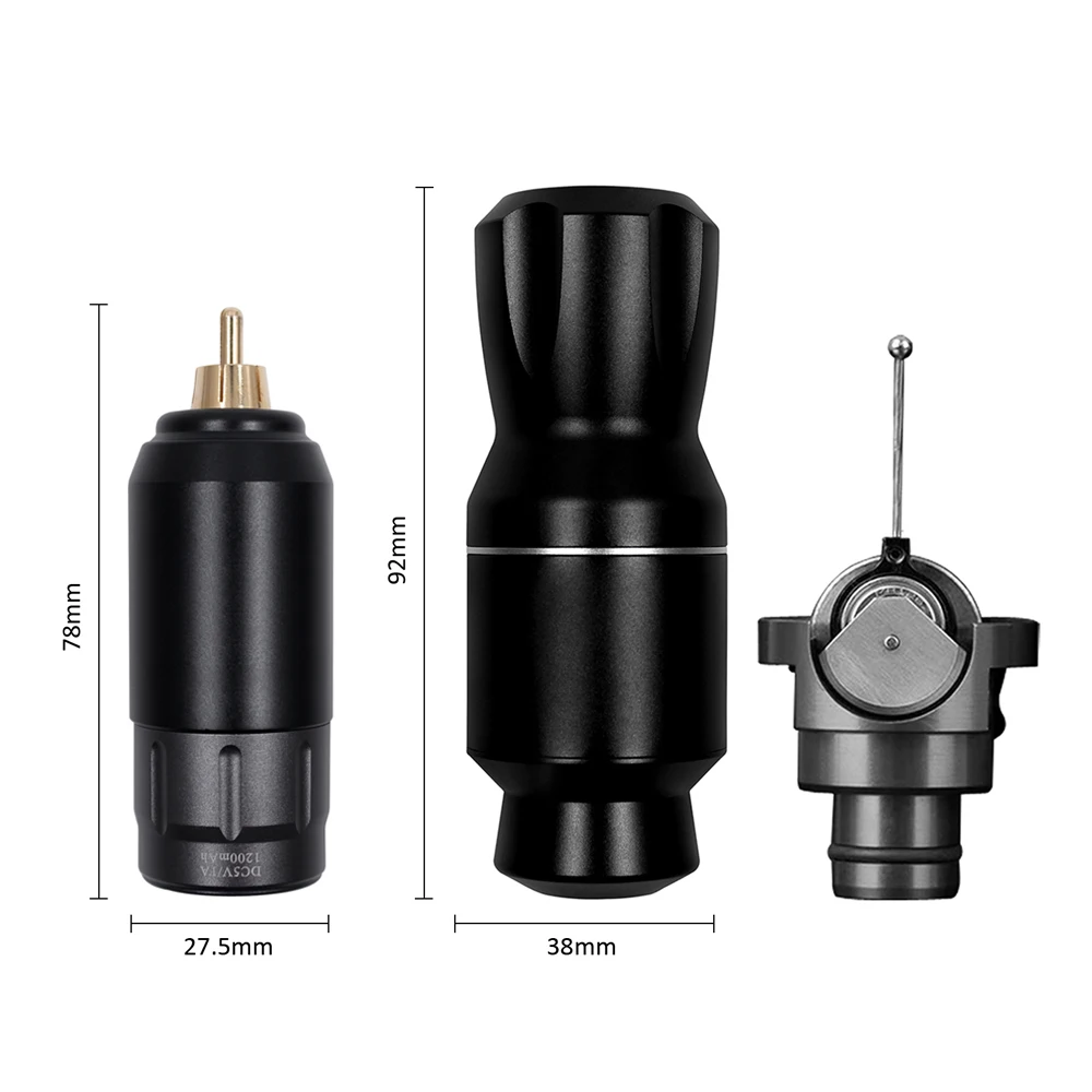 Профессиональная вращающаяся тату машинка ручка с беспроводным источником